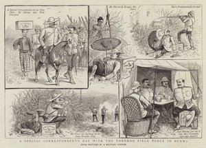 Een Dag van een Speciale Correspondent met de Tonghoo Veldmacht in Birma